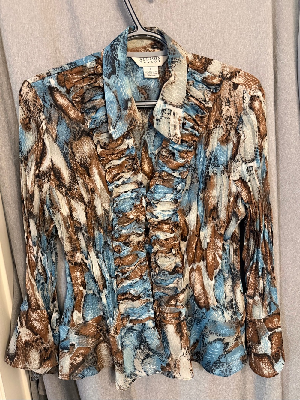 Vintage Ruffled Allison Taylor Shirt